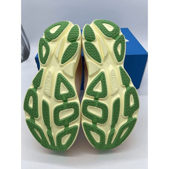 HOKA Men’s Bondi 8 Running Shoes White Orange NWB Size 11.5 - Picture 7 of 9